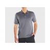 Breathable Slim fit Grey Men's Polo Shirts 100% Cotton Classic Custom Size