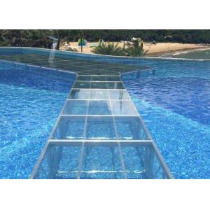 China Heavy Duty Acrylic Stage Platform Transparent Plexiglass Fit Swimming Pool supplier