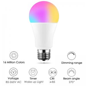 AC 85-265V Smart Led Light Lamp 15W B22 Colour Changing Bulb