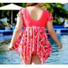 China Large size dress-piece swimsuit hot spring steel prop swimsuit large cup wholesale