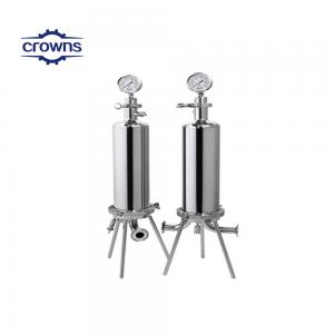 Mirror Polished Multi Cartridge Filter Housing with Max. Temperature of 200°F / 2 Inlet/Outlet