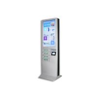 China Modern Cell Phone Charging Stations , Phone Charging Locker With 43 Inch Advertising LCD Screen on sale