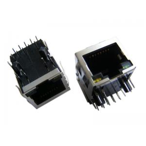 Latch Down RJ45 Single Port Integrated Gigabit 6μ Gold Plating For PC Applications