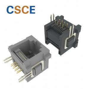 China Hook 90 Degree RJ45 Connector Mating / Unmating Force 2.2KG.F MAX With PEG wholesale