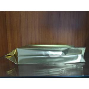 China Bespoke Aluminium Foil Stand Up Coffee Bags Lightweight Strong Sealing Side supplier