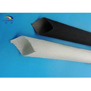 China Eco-friendly Flexible High Temperature Fiberglass Sleeving Fireproof for Carbon Brush supplier