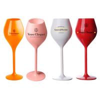 China Shatterproof Plastic Veuve Clicquot Champagne Flutes Acrylic Champagne Glasses on sale