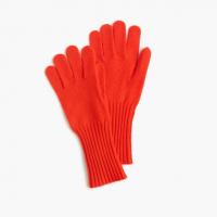 China Conductive Finger Long Cashmere Gloves , Plain Soft Womens Knit Gloves on sale