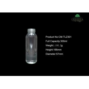 China 300ml clear green Glass milk bottle supplier