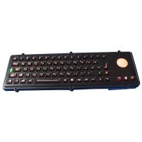 China Farsi black panel mount keyboard / illuminated usb keyboard IEC 60512-6 on sale