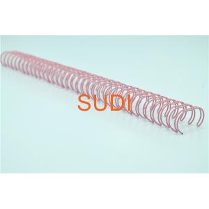 7/8" 22.2mm 2:1 Pitch Pink Wire-O Binding For Book Binding