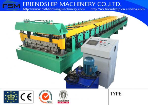 15m/Min Electronic Steel Color Roof Roll Forming Machine With Motor 15kw 380v 3