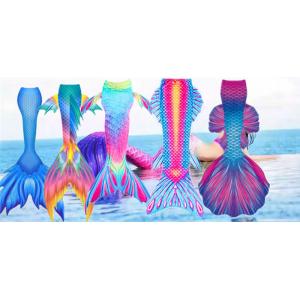 China Ultr - Shiny Mermaid Tail Swimming Bikini Set Swimwear Mono Fin Swim Set supplier