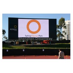 High Definition Epistar Outdoor Video Wall Advertising RGB LED Display 16mm 110° , 256×256 mm