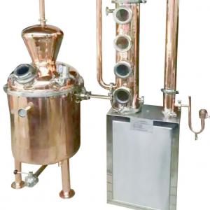 Food Beverage GHO Multi-spirit Distiller Copper Pot Still Equipment within 220V/380V