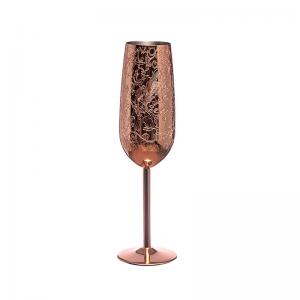 Etching Stainless Steel Champagne Flutes Glass 200ml Champagne Glasses For Parties And Anniversary