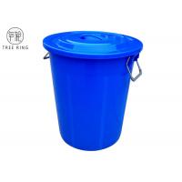 China 35 Gallon Large Plastic Rubbish Bins , Extra Large Garbage Can With Handles on sale
