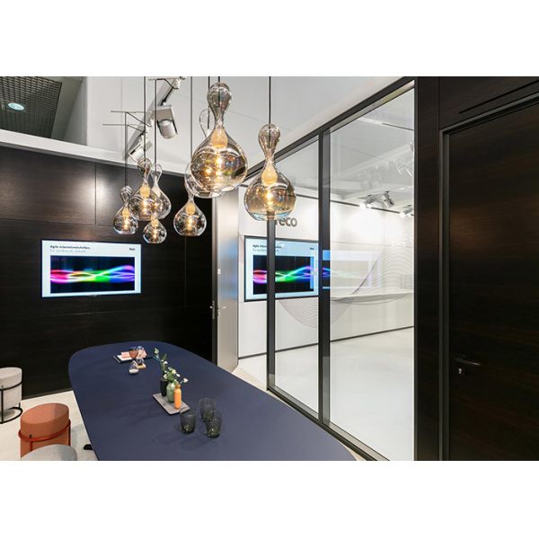 Privacy Smart Dimming Glass Partition Wall Smart Glazed With Controller Single / Double Glass