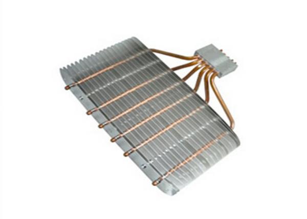 Anodized 6 pcs Copper Pipe Extrusion Heat Sink For Home Appliances