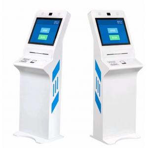 24 Inch Interactive Touch Screen Kiosk System With Receipt Printer ID Card Reader