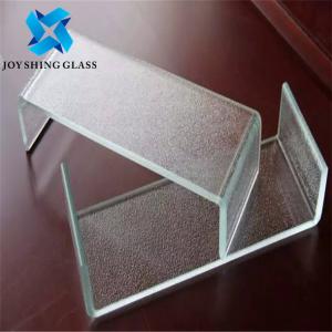 Building U Shaped Float Tempered Glass , Low Iron Clear Tempered Glass U Channel
