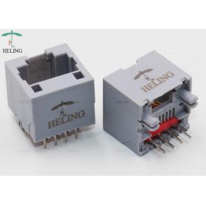 China 180 Degree Vertical RJ45 Lan Connector None Shielded For Network Datacom supplier