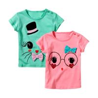 China Latest Design Cute Newborn Baby Clothes Little Girls T Shirt Boutique Wear on sale