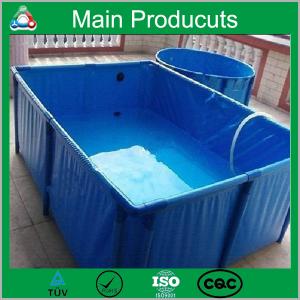 New design products portable flexible cube structure tropical fish tank for farming