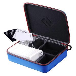 China Zipper Strap Hard Case Business Card Holder For Salesman Exhibition Large Capacity supplier