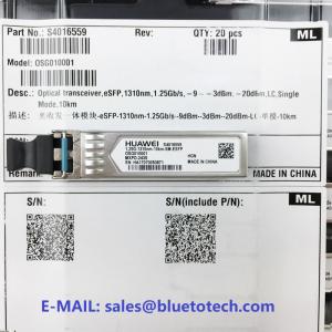 Huawei Optical Transceiver ESFP 1310nm 1.25Gb/S - 10km LC OSG010001 S4016559 MXPD - 243S