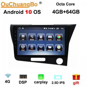 China Ouchuangbo android 10.0 car audio gps for Honda CRZ RHD wth swc DSP stereo head unit  4GB+64GB supplier