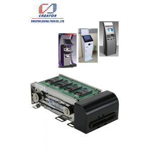 ISO14443 RFID Motorized Card Reader With RS232 Interface , Magnetic Stripe Card Reader