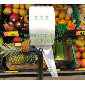China Food produce bag, fruit produce bags, pack 100% Compostable Bags Biodegradable Bags Dog 100% Biodegradable Dog Poop Bags supplier