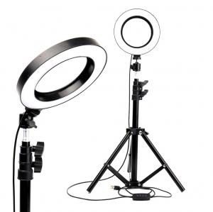 China Photography Photo Studio 480 LED Ring Light 5500K Dimmable Camera Ring Light 18 inch Lamp with Tripod Stand on sale 