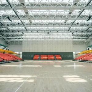 China Long Span Design Space Frame Stadium Gym Gymnasium Sports Hall Roof Construction supplier