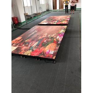 China LED Dance Floor Screen Of Interactive Radar System P3.91 500*1000mm Aluminum Cabinet supplier