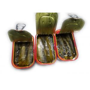 China 3 - 5 Pieces Canned Sardines Fish In Vegetable Oil NW 125g / DW 90g Type supplier