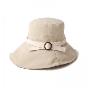 OEM Lady Women Floral Outdoor Bucket Hats Cotton 60cm For Summer