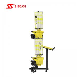China S8025 Badminton Robot Trainer , Badminton Shuttle Feeder With Double Head supplier