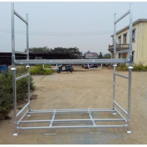 China Hot zinc plated foldable stacking rack and shevels supplier
