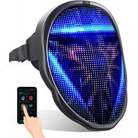 Halloween Party Smart LED Face Mask APP Controlled Bluetooth Face Changing