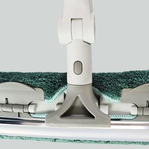 China Rotatable Adjustable Window Cleaning Mop Squeegee For Wall Ceiling Floor Washable Triangle Microfiber Mop wholesale