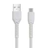 China 2025 Liquid-Soft Silicone Data Cable Ultra Flexible Snappy Rebound C-C20V3A 60W Max/C-L 9V3A 27W Max In White wholesale
