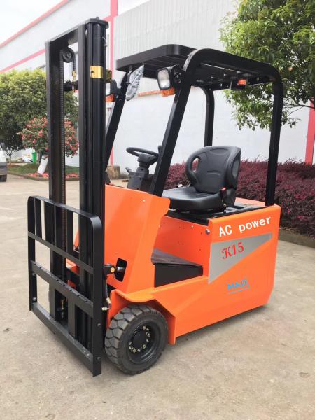 High Efficiency Three Wheeled Small Electric Forklift Energy Saving Environmenta