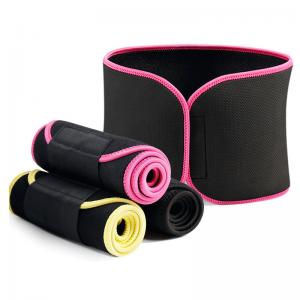 China Unisex Adjustable Slimming Tummy Belt Waist Trimmer Band Sweat Belt supplier