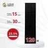 China Short-Circuit Voltage Temperature Coeffi 0.04% 120W Black Flat Tile BIPV Solar Modules for Roof Generation Electricty wholesale