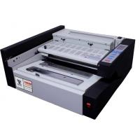 China Hot Glue Desktop Manual Book Binding Machine For 420mm Hardcover Binding on sale