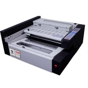 China Hot Glue Desktop Manual Book Binding Machine For 420mm Hardcover Binding supplier