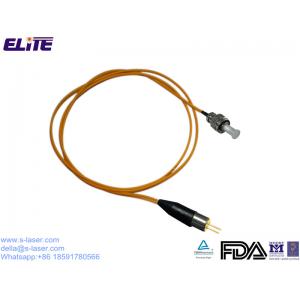 FDA Certified 405nm 1mw-300mw Low Power Coaxial Fiber Laser Module with 4um-200um Core Fiber and FC/ST/SMA Connector