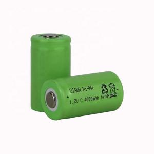 High Temperature Rechargeable Battery Cells for Emergency Lighting Ni-Mh C 4000mAh
